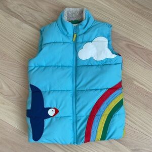 Mini Boden Kids Rare Limited Edition Winter Puffer Vest - size 7/8 LIKE NEW